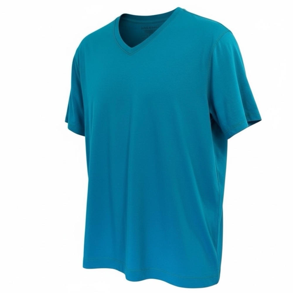 Robert Graham Sz XL Classic Fit Blue V Neck Pullover Shirt (P37) NW/OTs